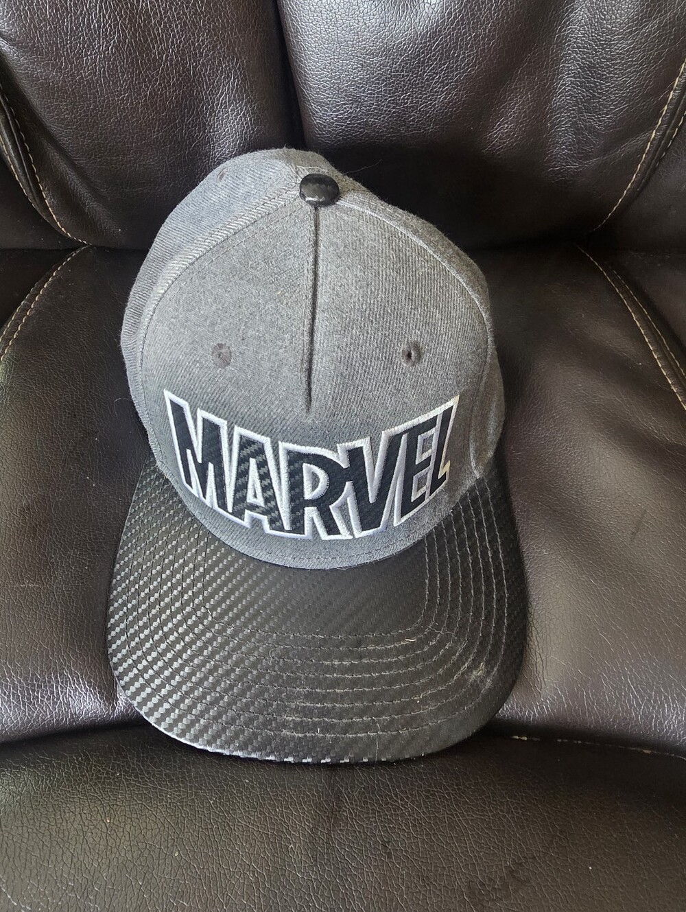 Marvel Comics Superheroes Snap Back Adjustable Mens Unisex Black  Hat